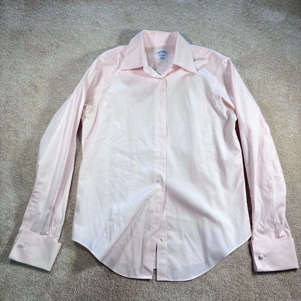 Brooks Brothers Pail Pink Button Down, Woman's Size 4